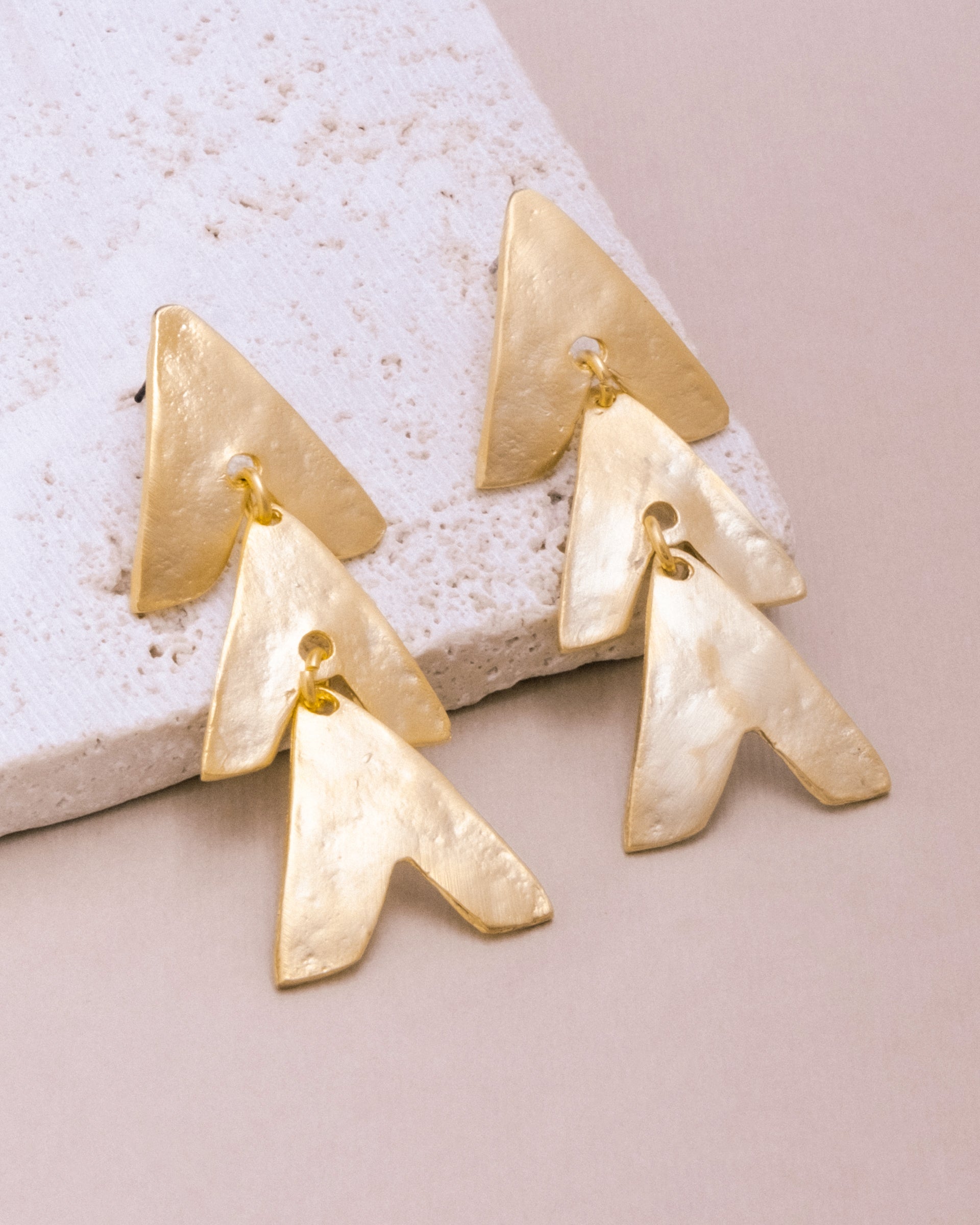 Golden Arrow Dangle Earrings