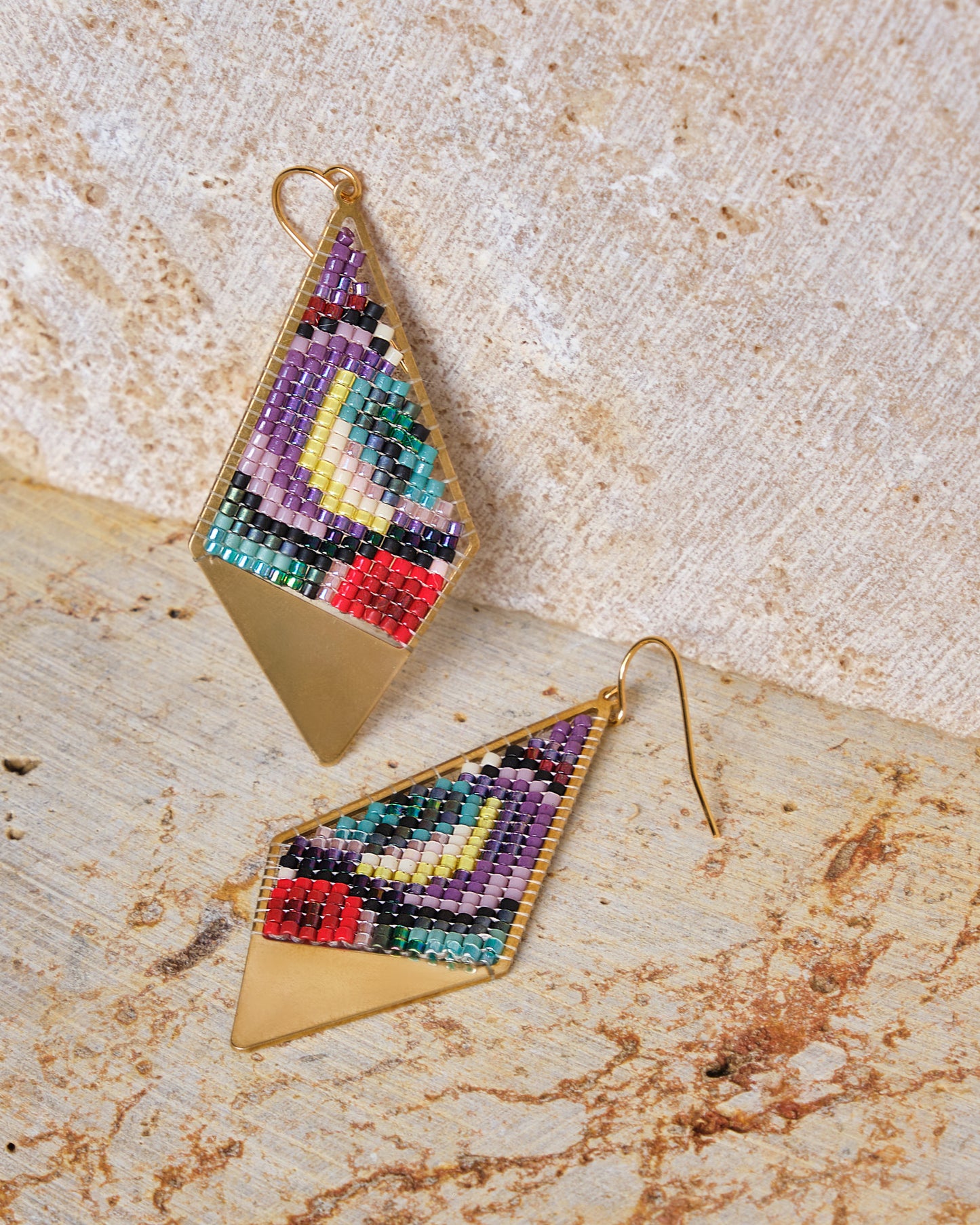 Kaleidoscope Kite Earrings