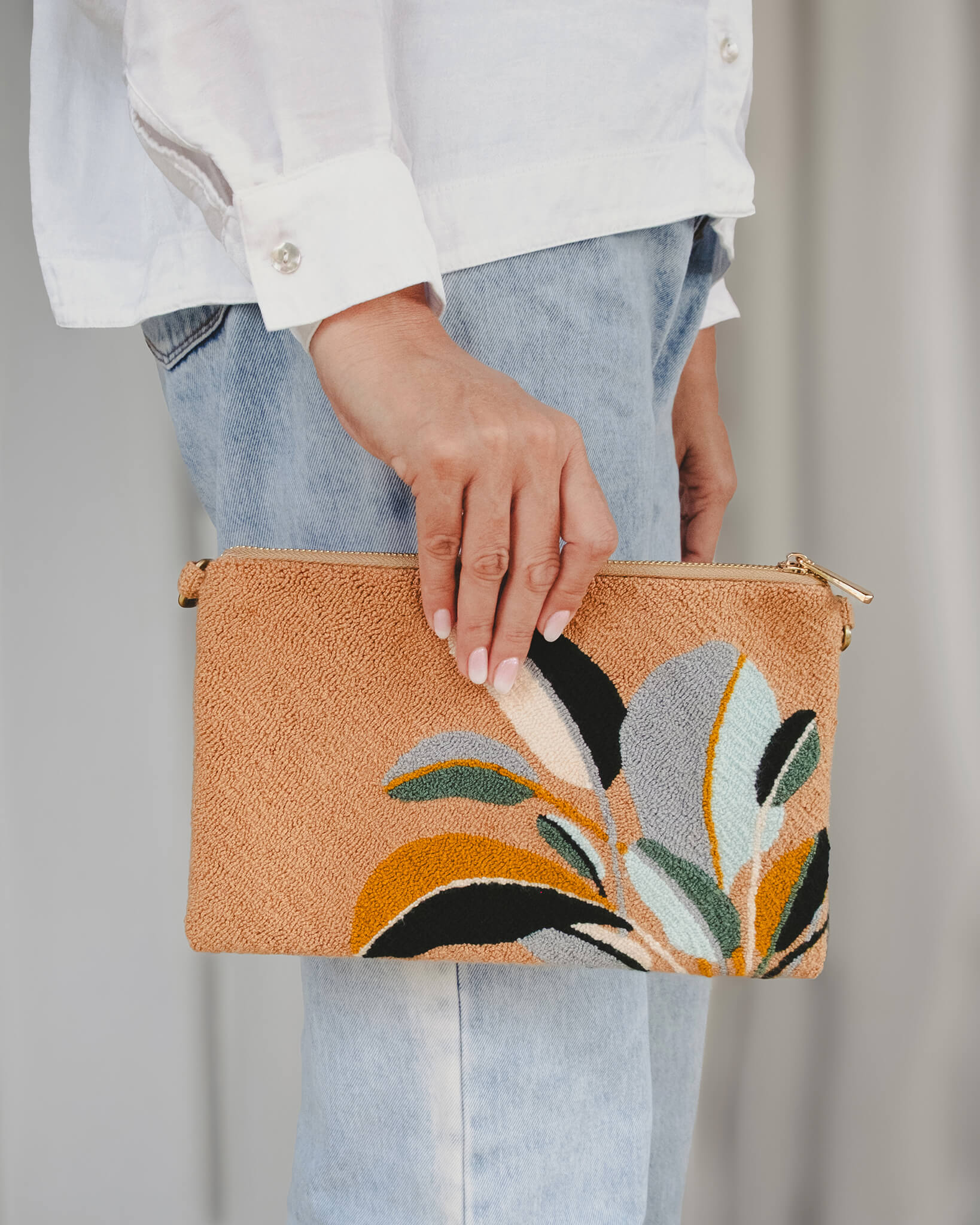 Woven Convertible Crossbody Aluna Bag (Jaguar)
