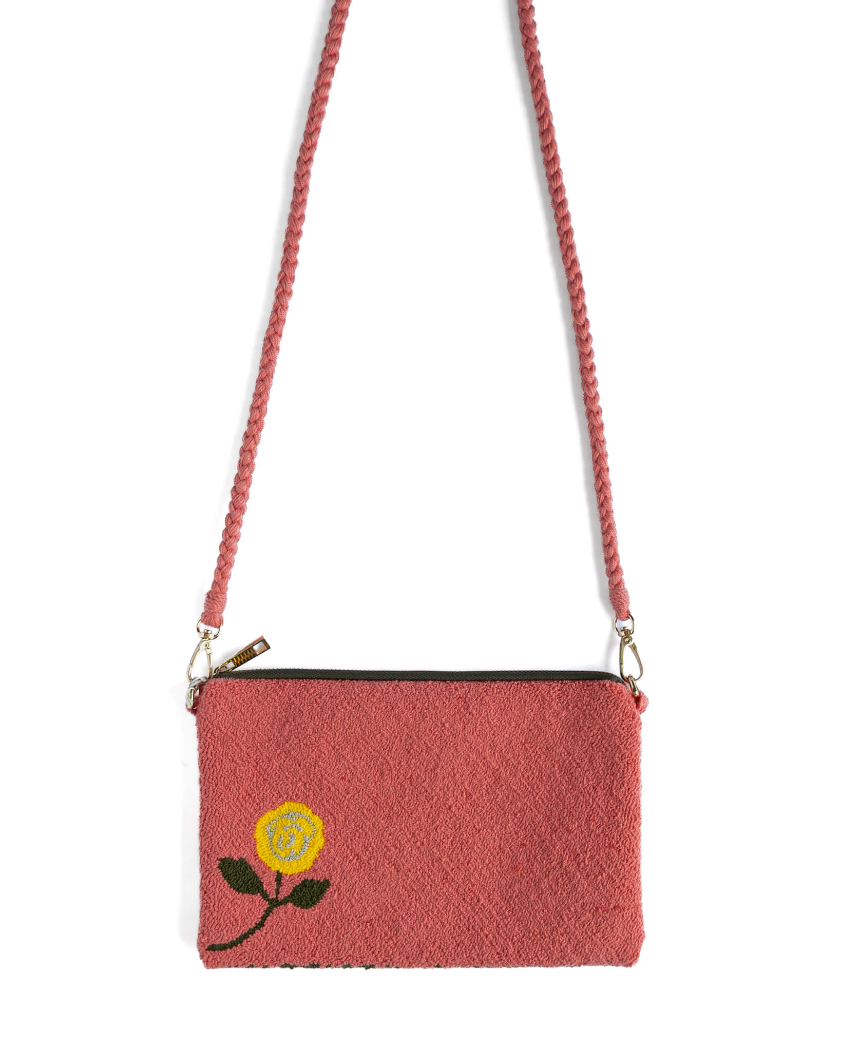 Woven Convertible Crossbody Aluna Bag (Garden)