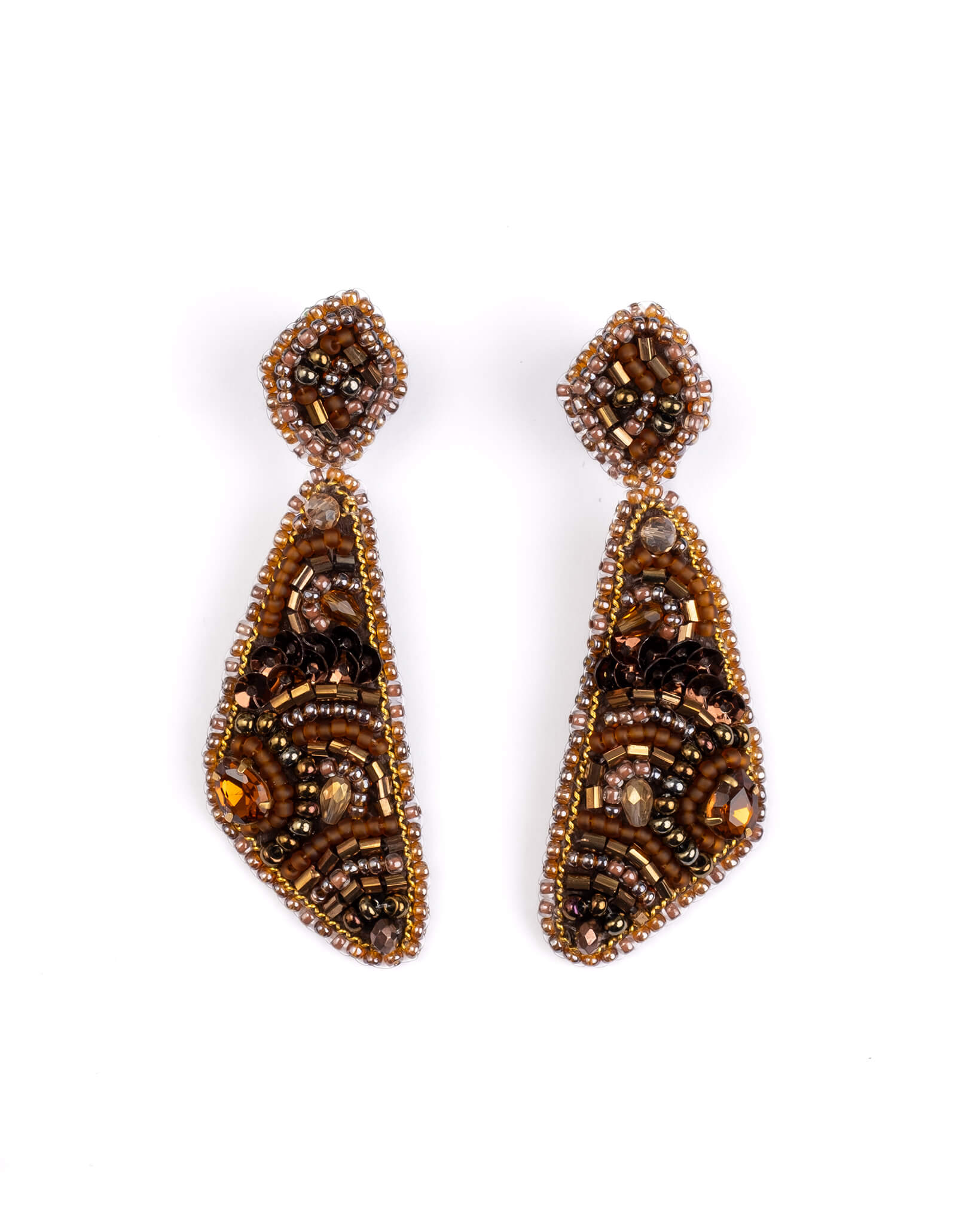 Elara Drop Earrings (Bronze)