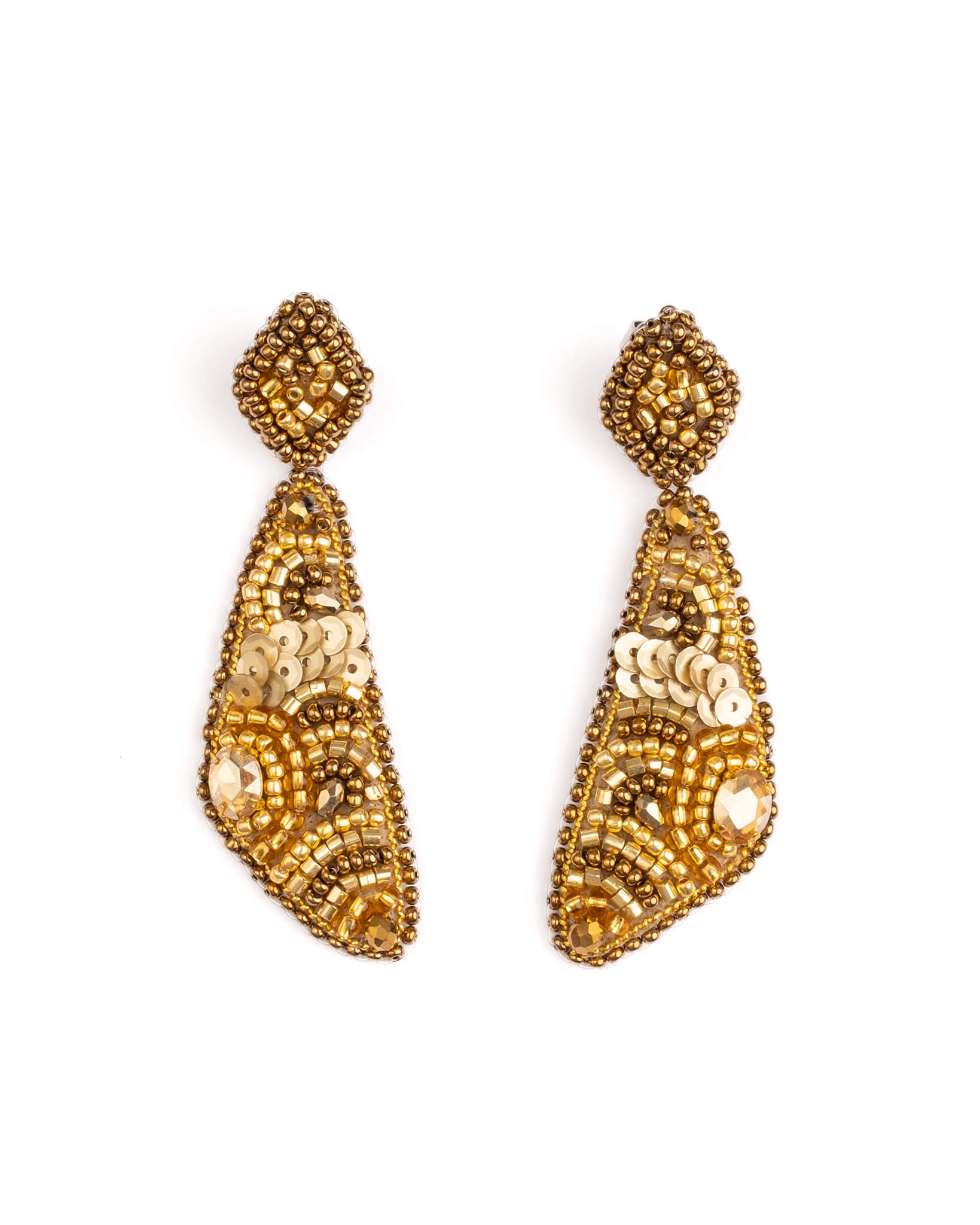 Elara Drop Earrings (Topaz)