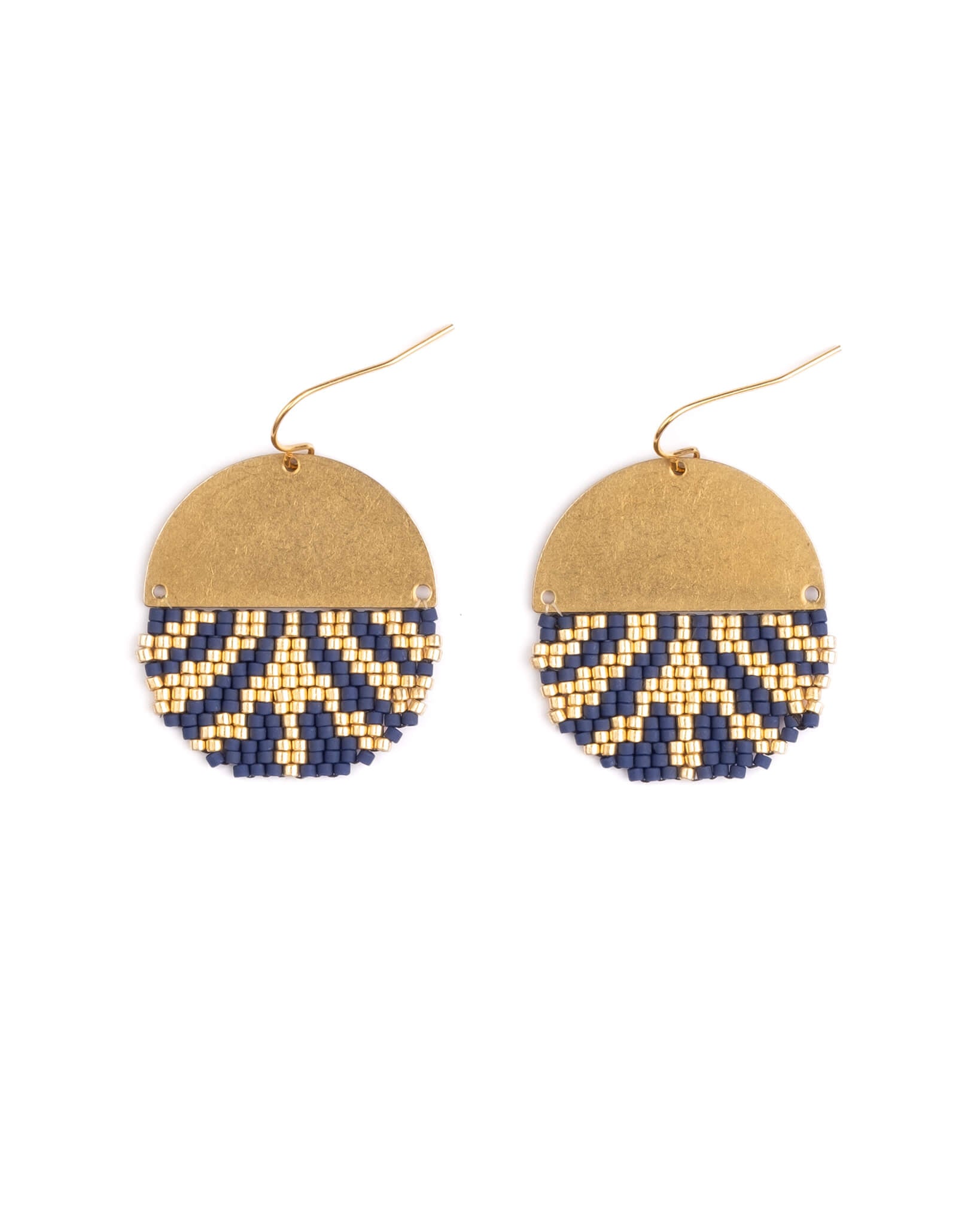 Savoy Drop Earrings (Blue)