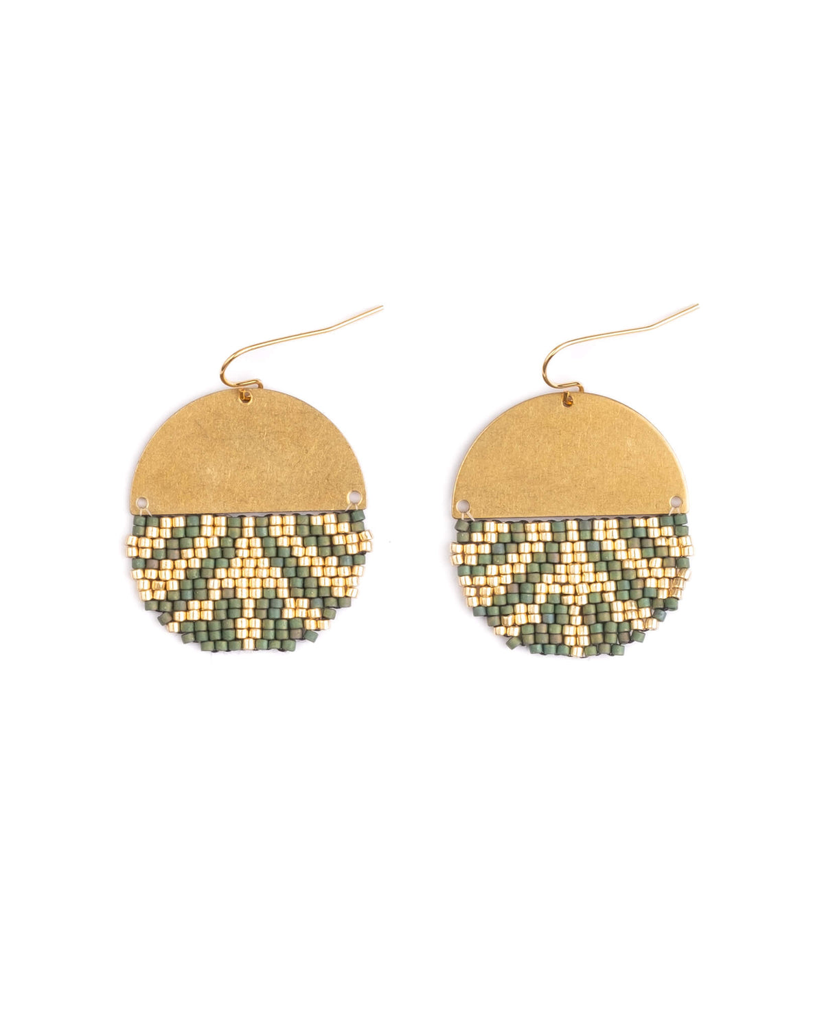 Savoy Drop Earrings (Green)