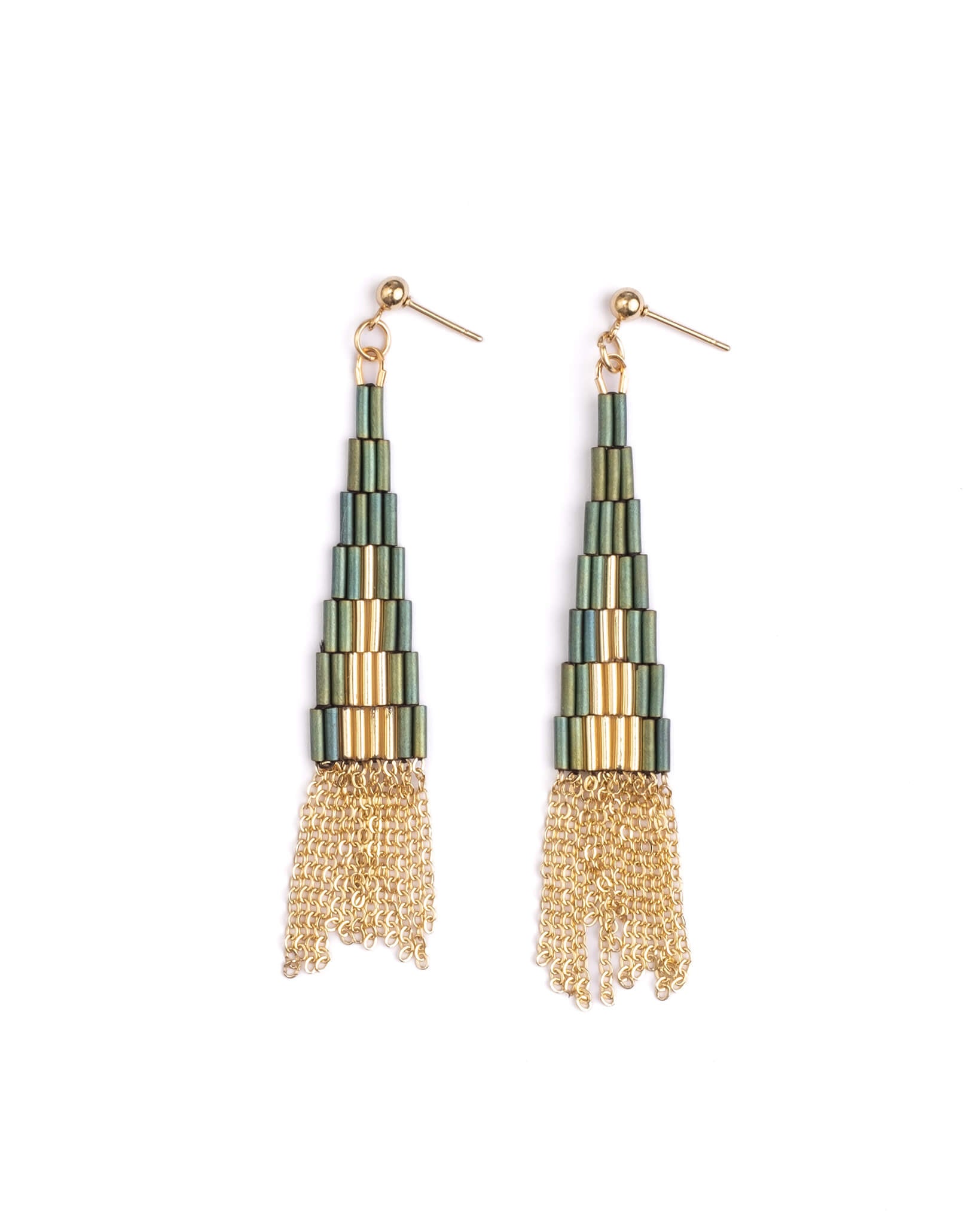 Skylark Earrings (Green)